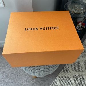 Authentic Louis Vuitton magnetic closer empty box 15.5x12.75x7.25